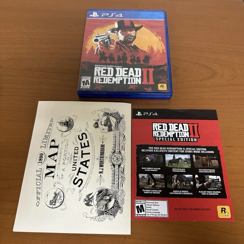 Red Dead Redemption 2 Special Edition (PS4, 2018) Complete VG Tested Free S&H